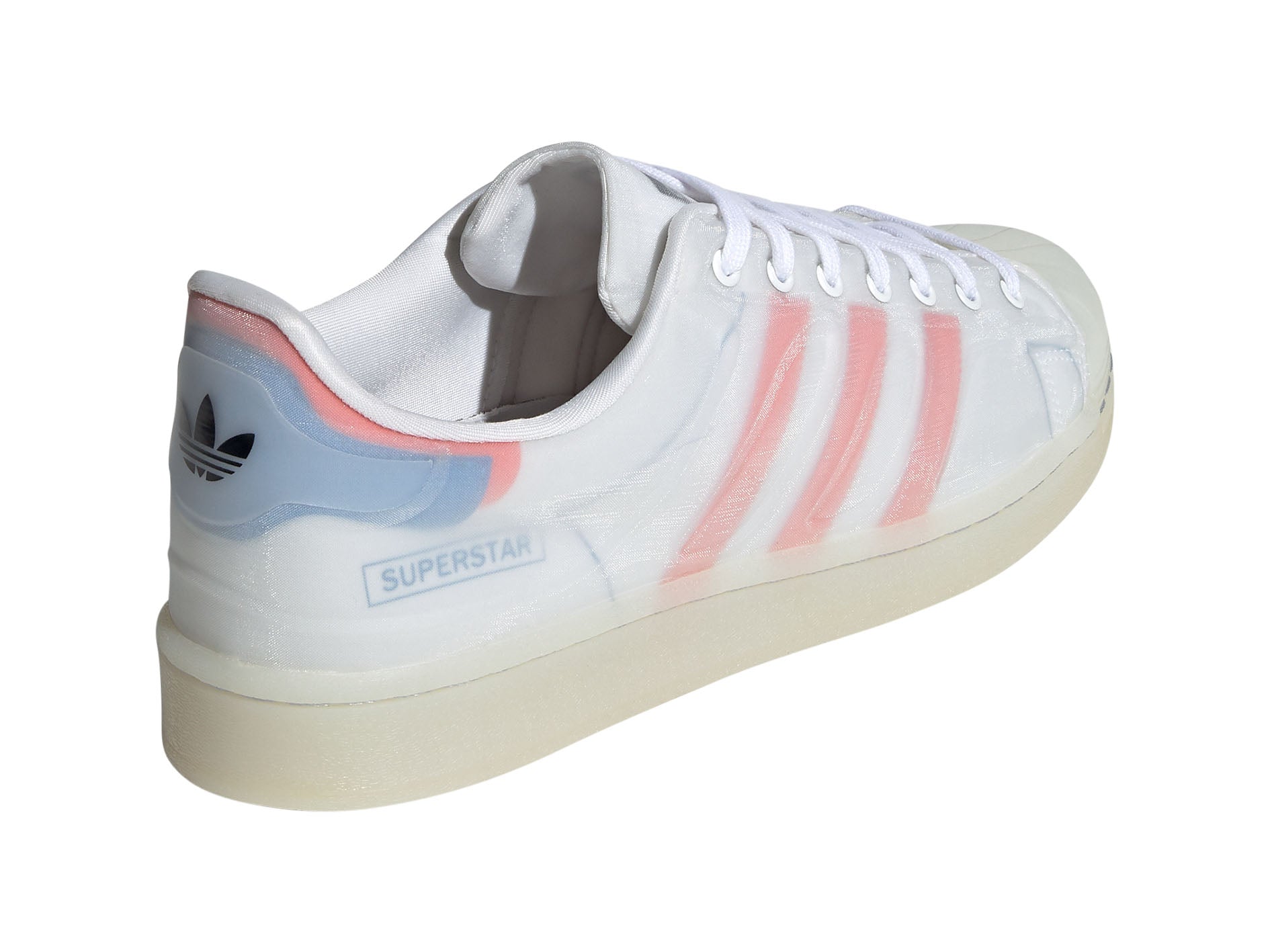 Adidas Men's Superstar Future Shell Sneakers - White/Blue/Pink FX5544 | Classic Casual Shoes for Everyday Wear & Street Style Fashion
