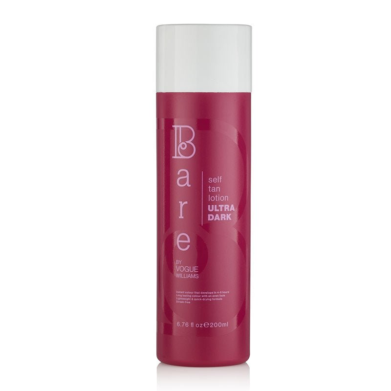 Bare by Vogue Self Tanning Lotion - Natural Sunless Tan for Face & Body - Perfect for Summer Glow, Vacations & Special Occasions