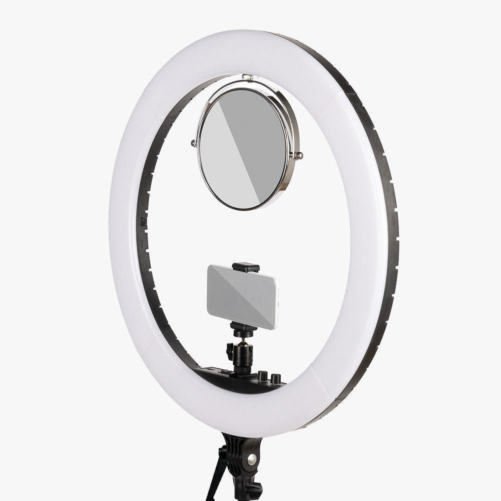 22 LED Portable Ring Light with Stand - Platinum Pro II for Photography, Makeup, YouTube Videos & Live Streaming