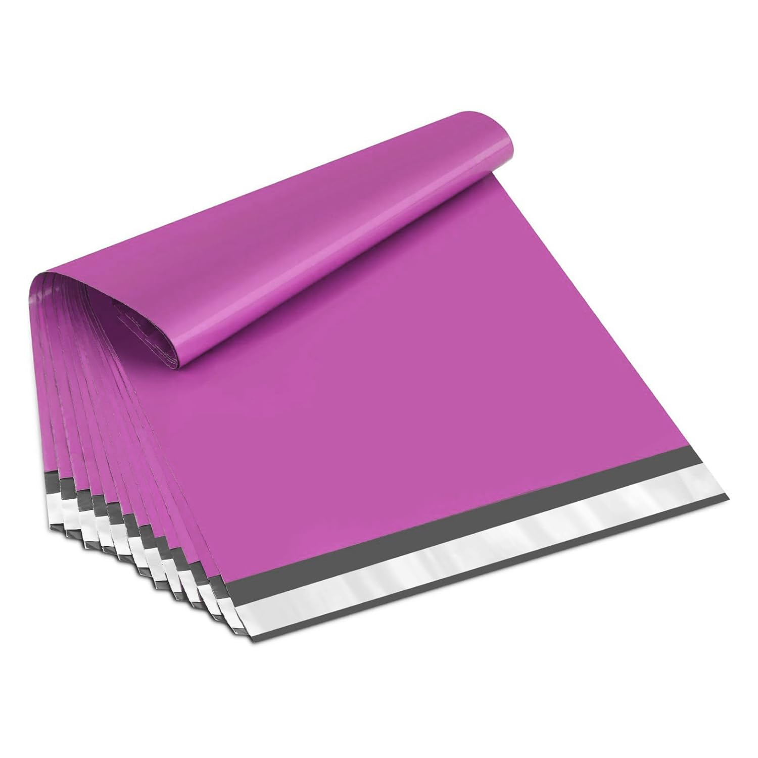 PSBM 12x15.5 Inch Purple Poly Mailers - 1000 Pack Glamour Shipping Envelopes with Peel & Seal Adhesive | Perfect for Ecommerce, Subscription Boxes & Small Business Shipping