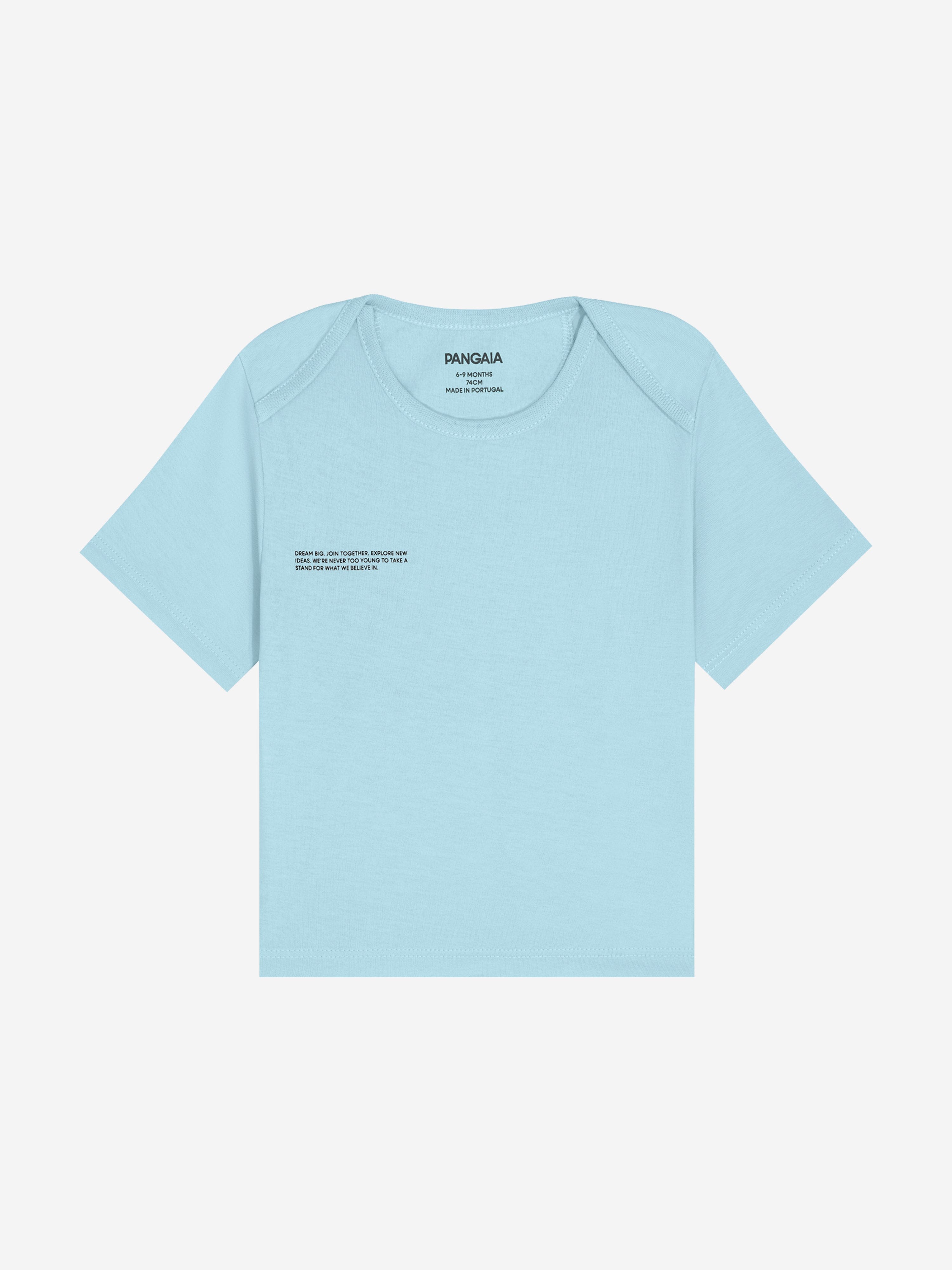 Baby 365 Lightweight Cotton T-Shirt - Soft Blue Infant Top for Boys & Girls | Perfect for Playtime, Daycare & Family Outings