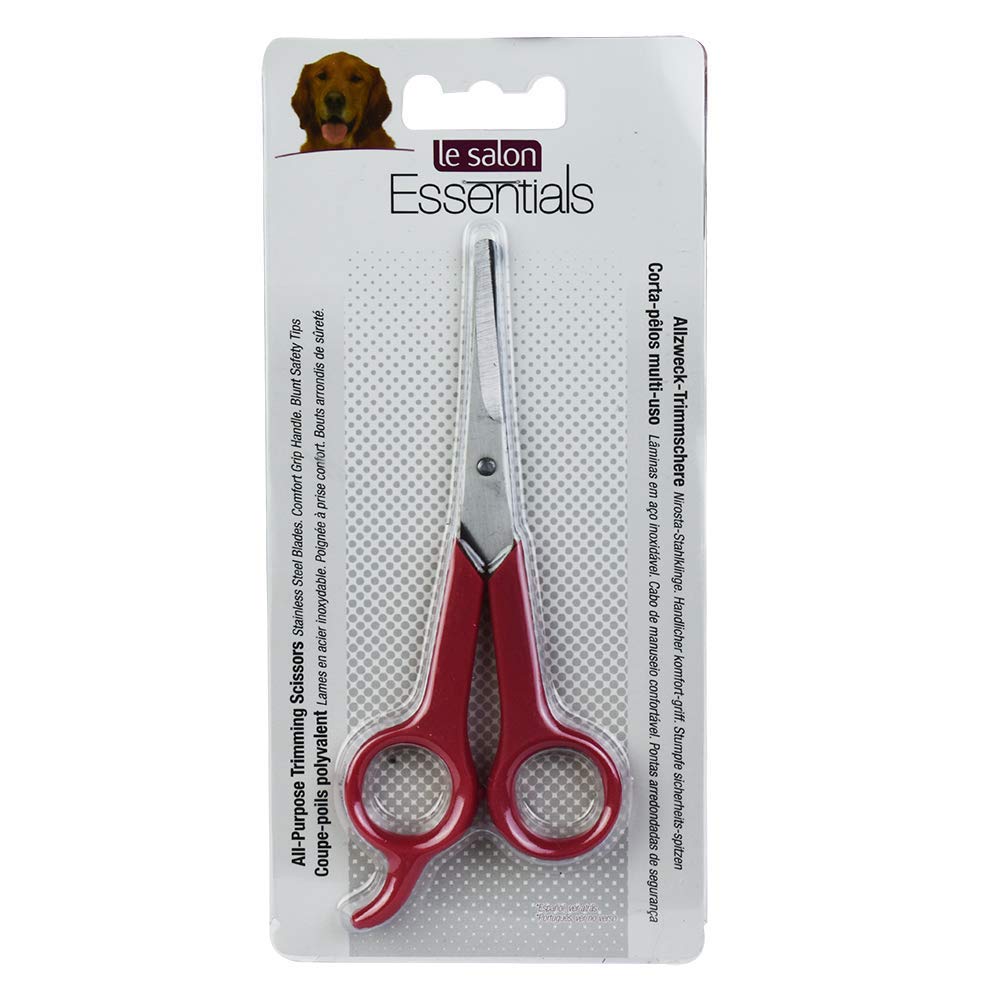 Le Salon Essentials All-Purpose Hair Trimming Scissors - Professional Stainless Steel Shears for Haircut, Styling & Crafting | Perfect for Salons, Barbers & DIY Home Use