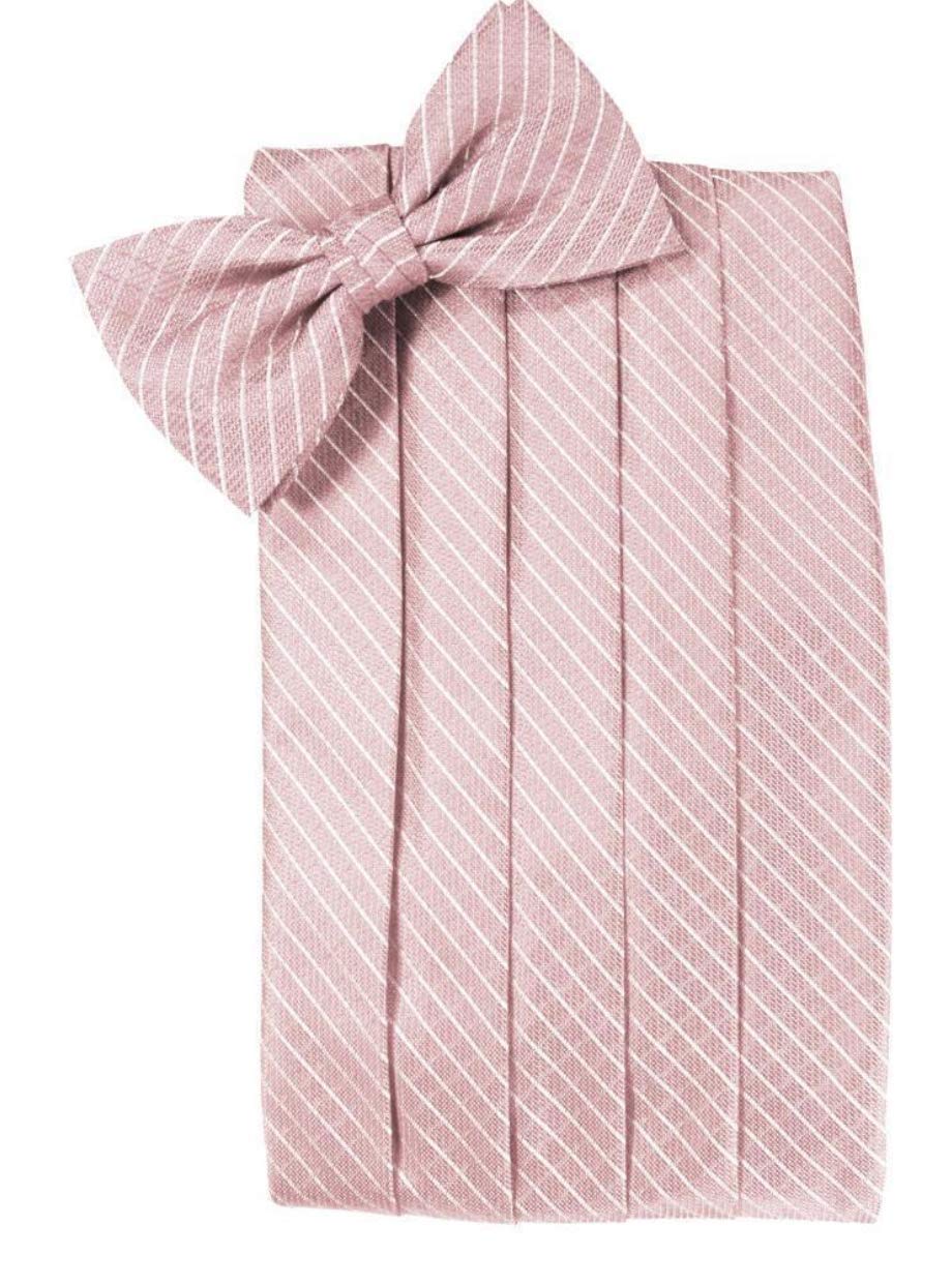 Elegant Rose Diamond Tuxedo Cummerbund & Bow Tie Set for Men - Perfect for Weddings, Prom, Black Tie Events & Formal Occasions
