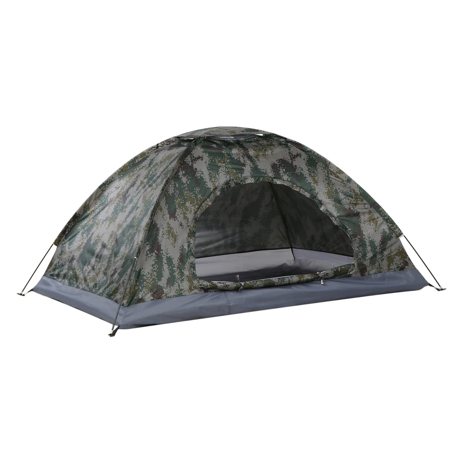 Ultralight Camping Tent for Outdoor Hiking & Beach - Single Layer Portable Tent with Anti-UV Coating UPF 30+ - Perfect for Backpacking, Fishing, and Beach Camping Adventures