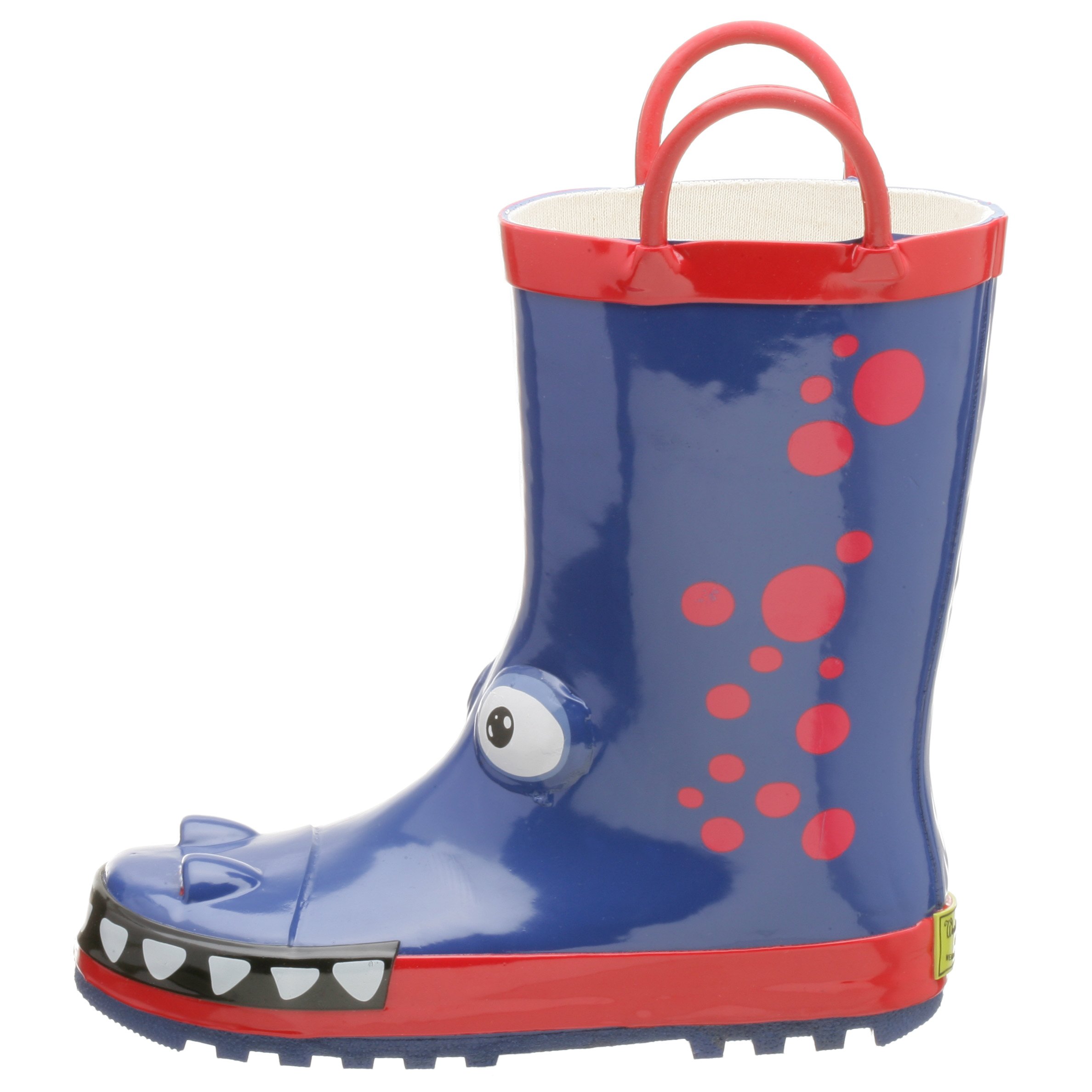 Western Chief Dino Rain Boots for Kids - Waterproof Rubber Rain Boots for Toddlers & Children (Little/Big Kid Sizes) - Perfect for Puddle Jumping, Outdoor Play & Rainy Day Adventures