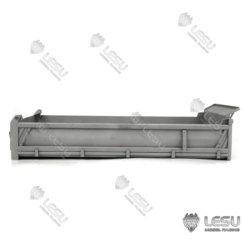 1/14 LESU 4x4 TGS RC Dumper Tractor Truck Metal Hopper Bucket Accessory - Compatible with TAMIYA DIY Model Cars - Perfect for Construction Site Scenes & RC Truck Enthusiasts