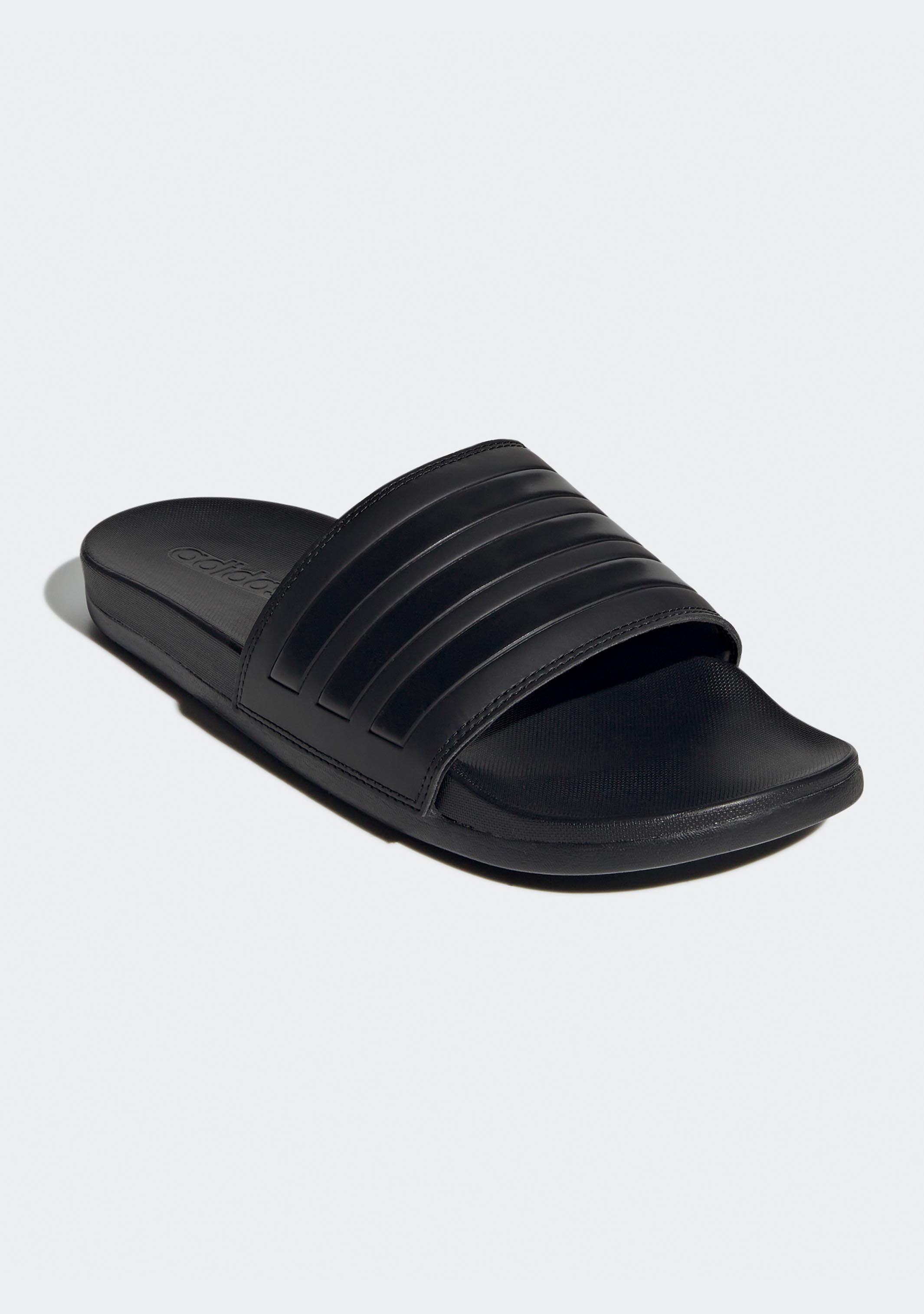 Adidas Men's Adilette Comfort Slides - Premium Athletic Sandals for Gym, Pool & Casual Wear - Lightweight & Cushioned Shower Slides for Men
