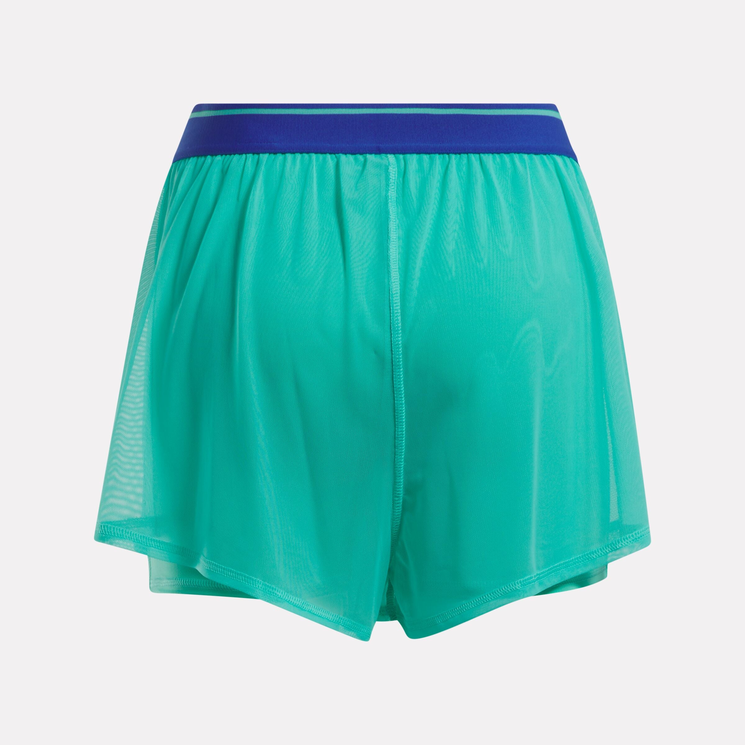 Team Knit Shorts for Men - Breathable & Comfortable Athletic Shorts in Unleashed Green - Perfect for Running, Gym & Casual Wear