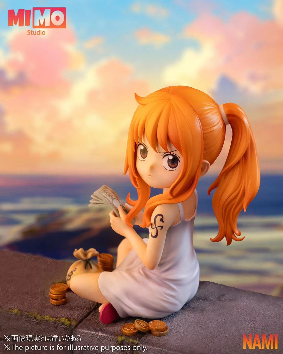 Mimo Studio Young Nami Figure - One Piece Anime Collectible - Perfect for Anime Fans, Home Decor, and Gift Giving
