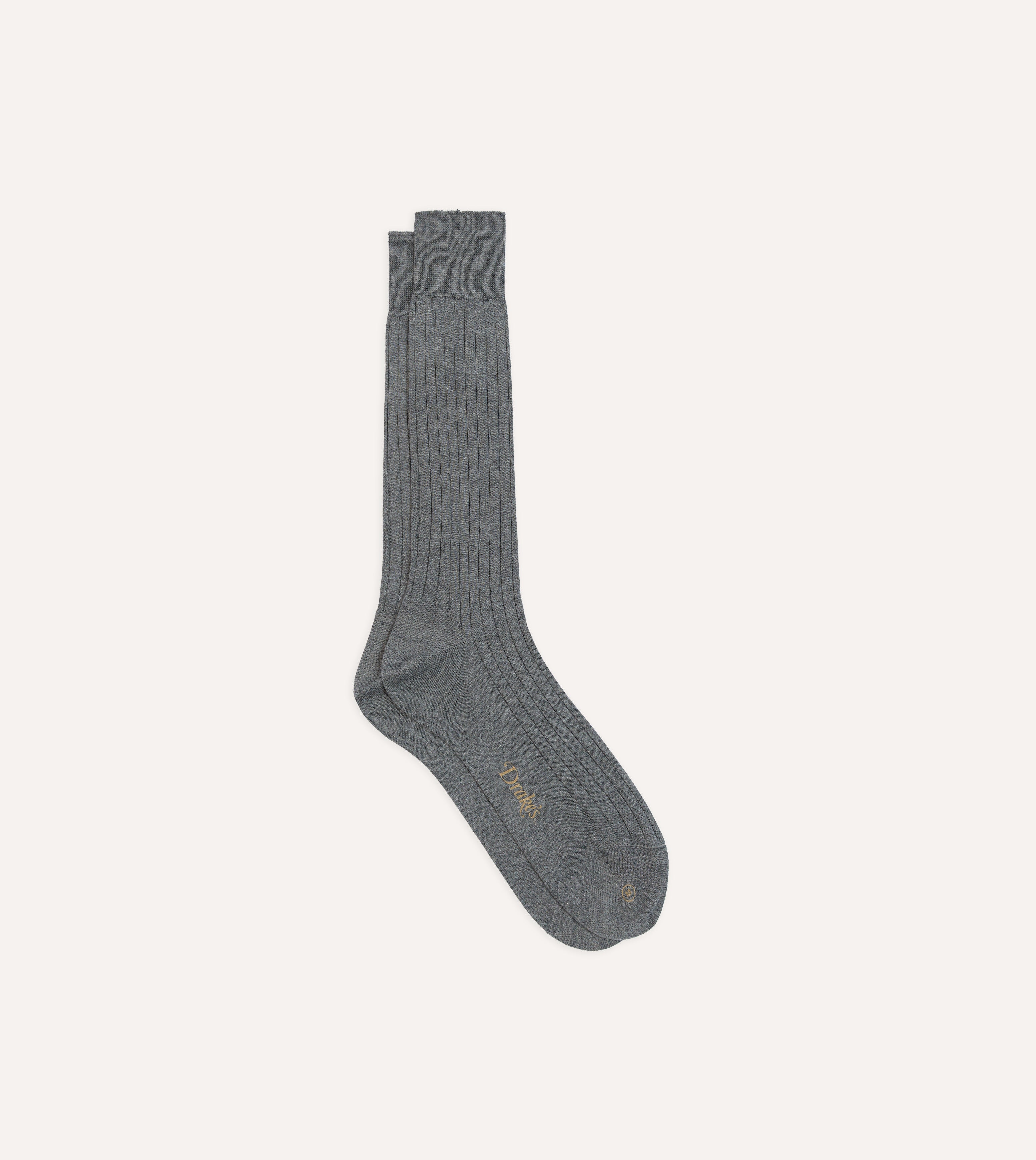 Soft Grey Cotton Mid Calf Socks for Men & Women - Breathable Everyday Crew Socks for Work, Running & Casual Wear
