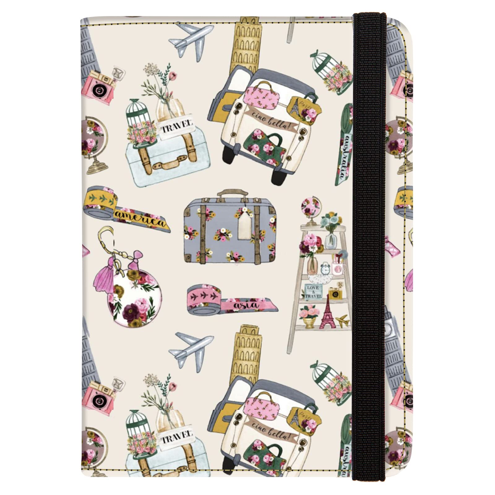 RFID Blocking Passport Holder & Travel Wallet with Credit Card Slots - Cute Passport Case for Women & Men | Perfect for International Travel, Vacations & Business Trips