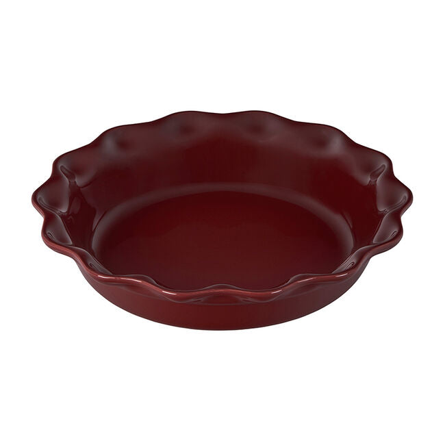 Le Creuset Heritage Pie Dish - 9.5 Inch Ceramic Baking Dish for Pies, Quiches & Tarts | Oven, Microwave & Freezer Safe | Perfect for Holiday Baking & Family Gatherings