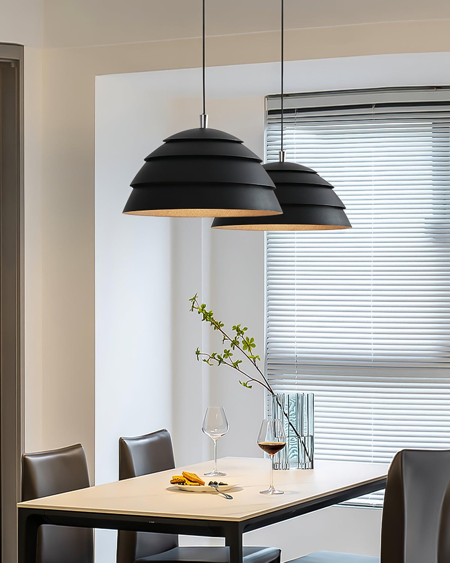 Modern Covetto Pendant Lamp - Stylish Hanging Light Fixture for Kitchen Island, Dining Room & Bedroom Decor - Energy Efficient LED Ceiling Light with Adjustable Height