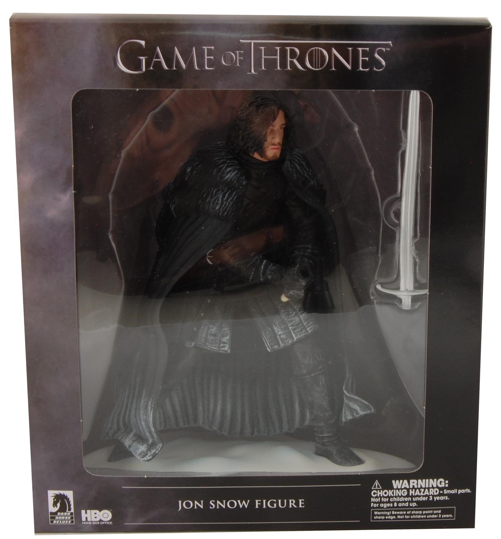 Game of Thrones Jon Snow Action Figure - Dark Horse Deluxe Collectible for Fans & Gift - Perfect for Display, Cosplay, and GOT Merchandise Collection