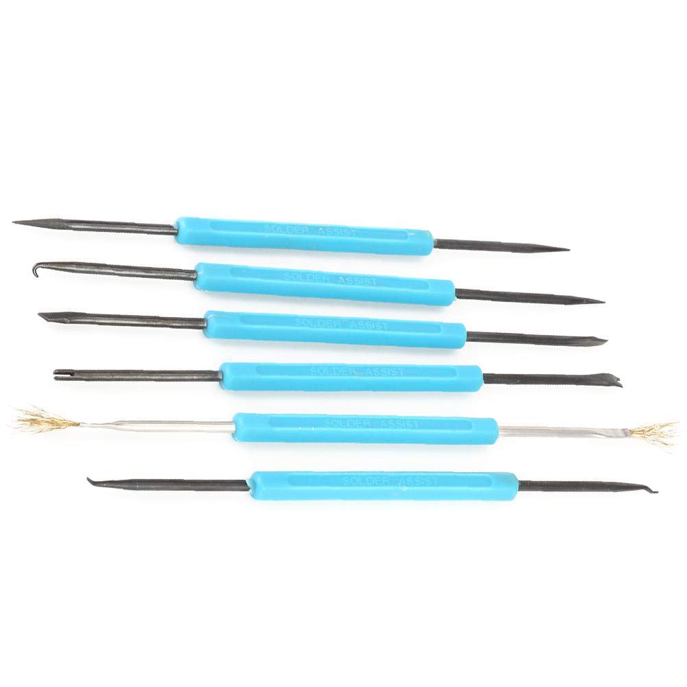 6Pcs Soldering Pick Set - Precision Soldering Aid Tools for Electronics Repair, Circuit Board & Component Maintenance | Ideal for DIY Projects, Phone Repairs & PCB Work