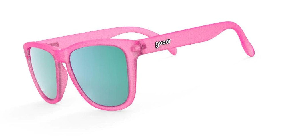 Goodr Flamingos on a Booze Cruise Sunglasses - Polarized UV Protection for Running, Cycling & Outdoor Activities