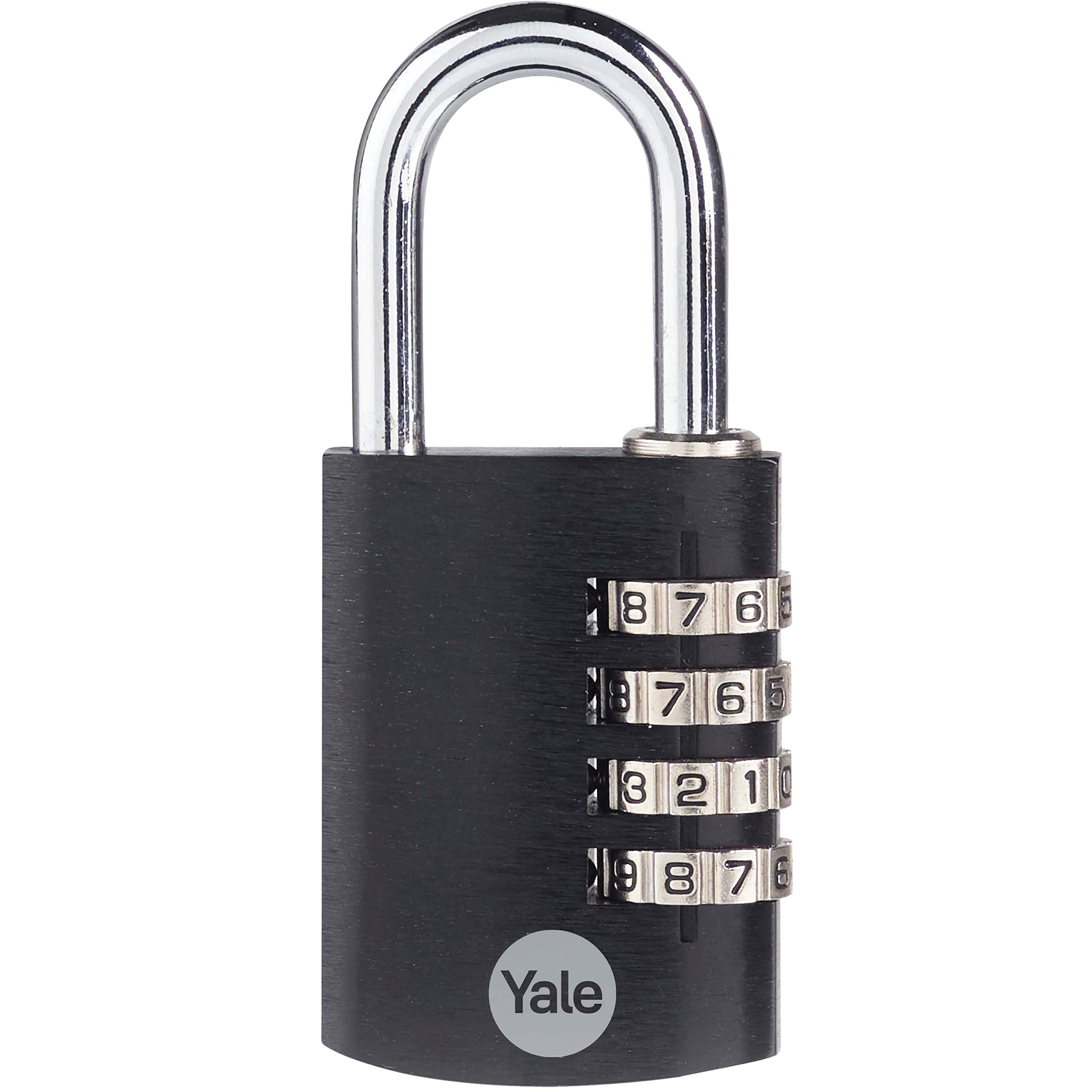 Yale Waterproof 4-Digit Combination Padlock for Gym, Locker & Gate - Outdoor Use