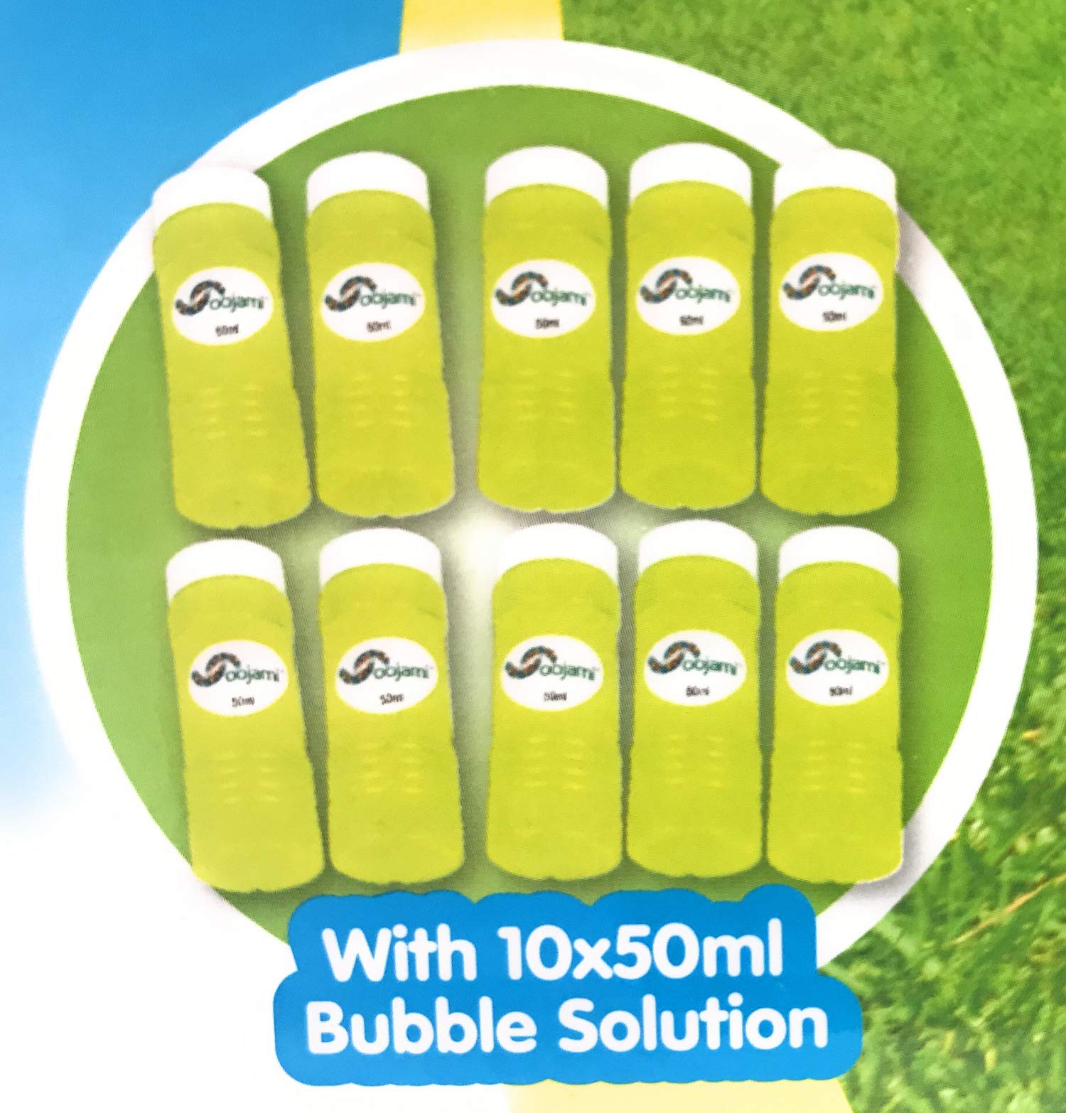 3 Pack Automatic Bubble Blower Machine for Kids - Outdoor & Indoor Party Favors, Birthday Gifts for Ages 3+ with 10 Bottles Bubble Solution - Perfect for Birthday Parties, Backyard Fun, and Summer Activities