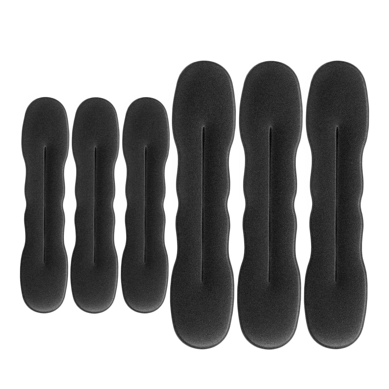 6Pcs Magic Bun Wraps Hair Donut Twisters - Hair Bun Maker Tool Kit for Women (3 Small & 3 Large) | Perfect for Ponytail, French Twist & Updo Hairstyles | Great for Weddings, Parties & Daily Styling