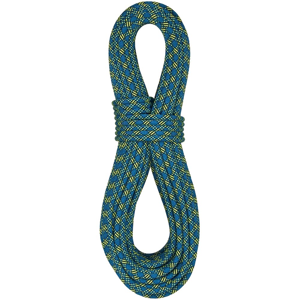 BlueWater Ropes 8.4mm Excellence Double Dry Dynamic Half Rope - Lightweight Climbing Rope for Alpine & Ice Climbing | Perfect for Mountaineering, Rock Climbing & Outdoor Adventures