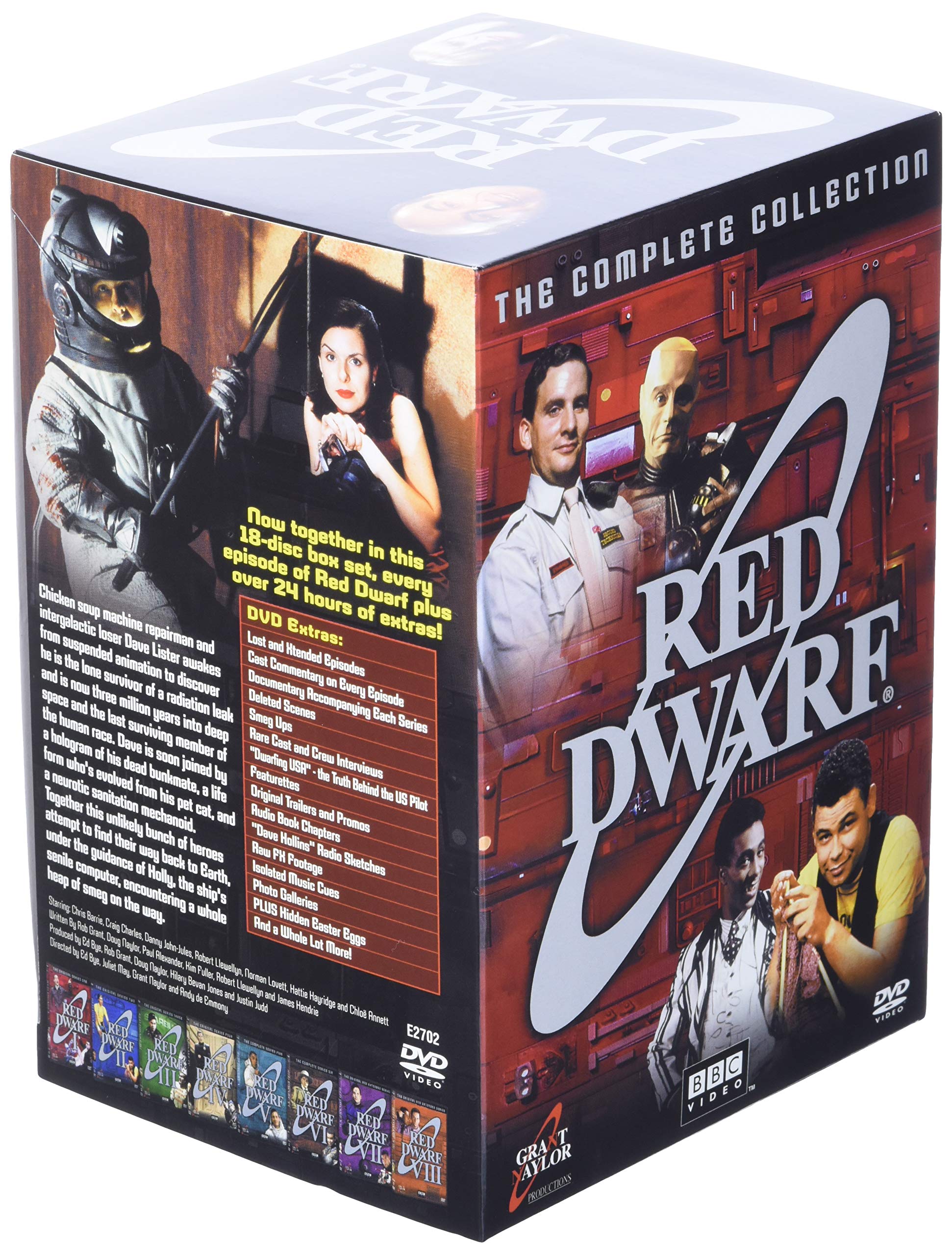 Red Dwarf: The Complete Collection DVD Box Set - Classic British Sci-Fi Comedy Series for Space Adventure Fans | Perfect for Binge-Watching & Gift Giving
