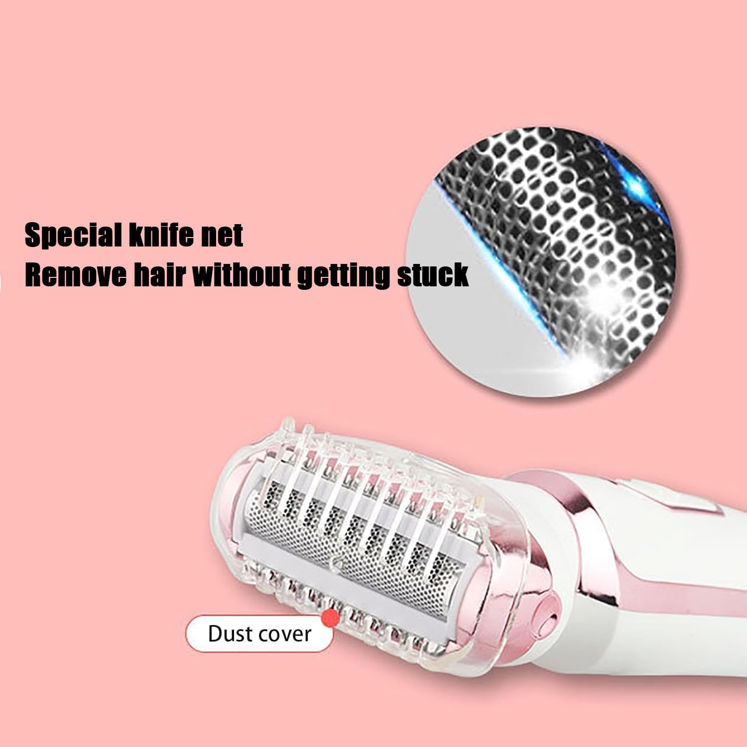 Taletseten 4-in-1 Electric Razor for Women - Rechargeable Lady Shaver with Multiple Attachments for Legs, Underarms, Bikini & Body Hair Removal - Smooth & Comfortable Shaving at Home or Travel (2 Pack)