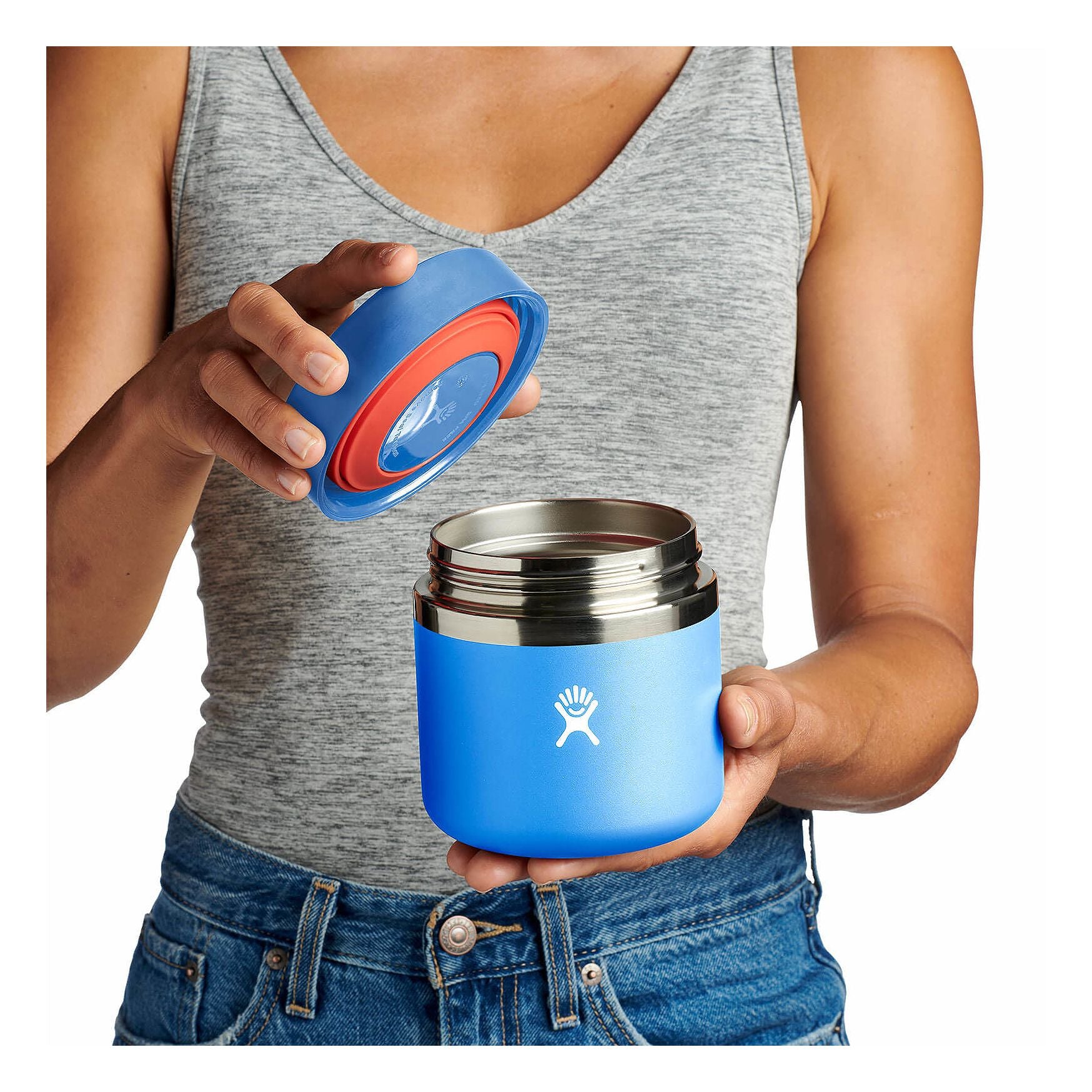 Hydro Flask 20 oz Insulated Food Jar - Leak-Proof Stainless Steel Thermos for Hot & Cold Meals - Perfect for Hiking, Camping, and Office Lunch