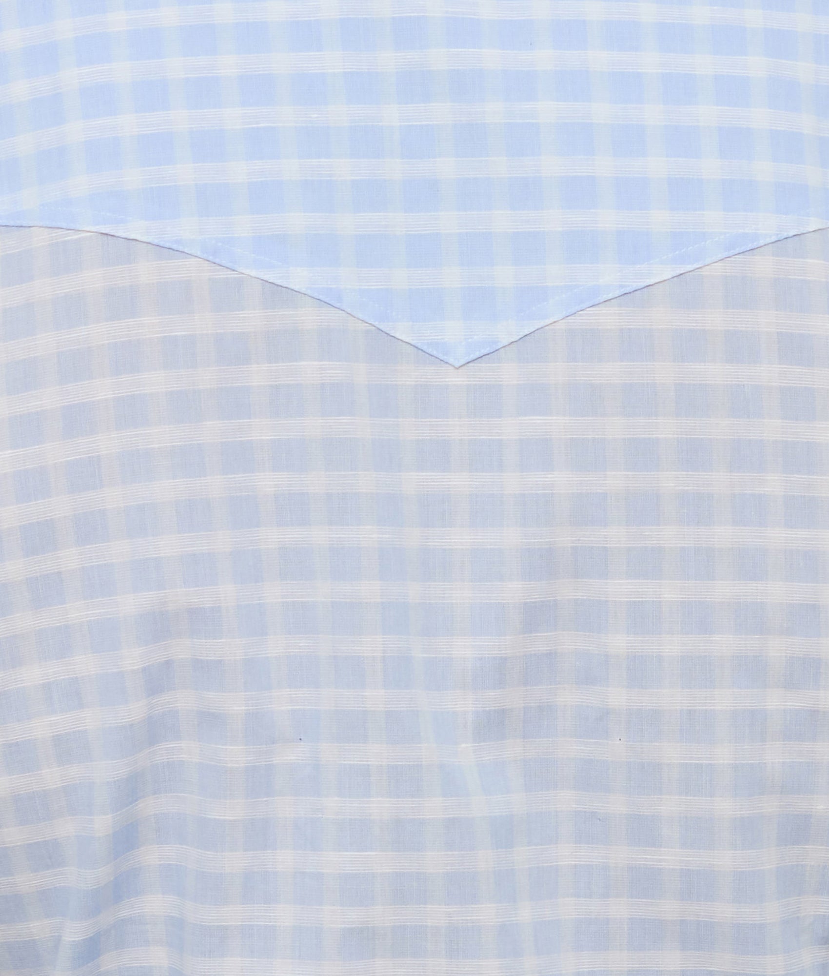 El Paso Plaids Powder Blue Top Weave Check Shirt - Stylish Casual Button Down for Men & Women | Perfect for Office, Date Night & Weekend Outfits