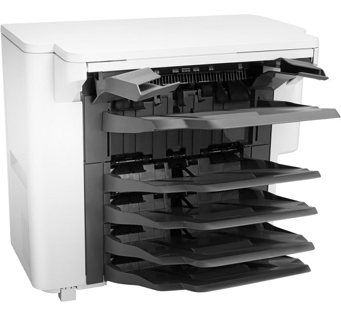 HP L0H20A LaserJet High-Capacity 800-Sheet Stapler/Stacker/Mailbox with 5 Bins - Perfect for Office Document Organization & Bulk Printing Workflows