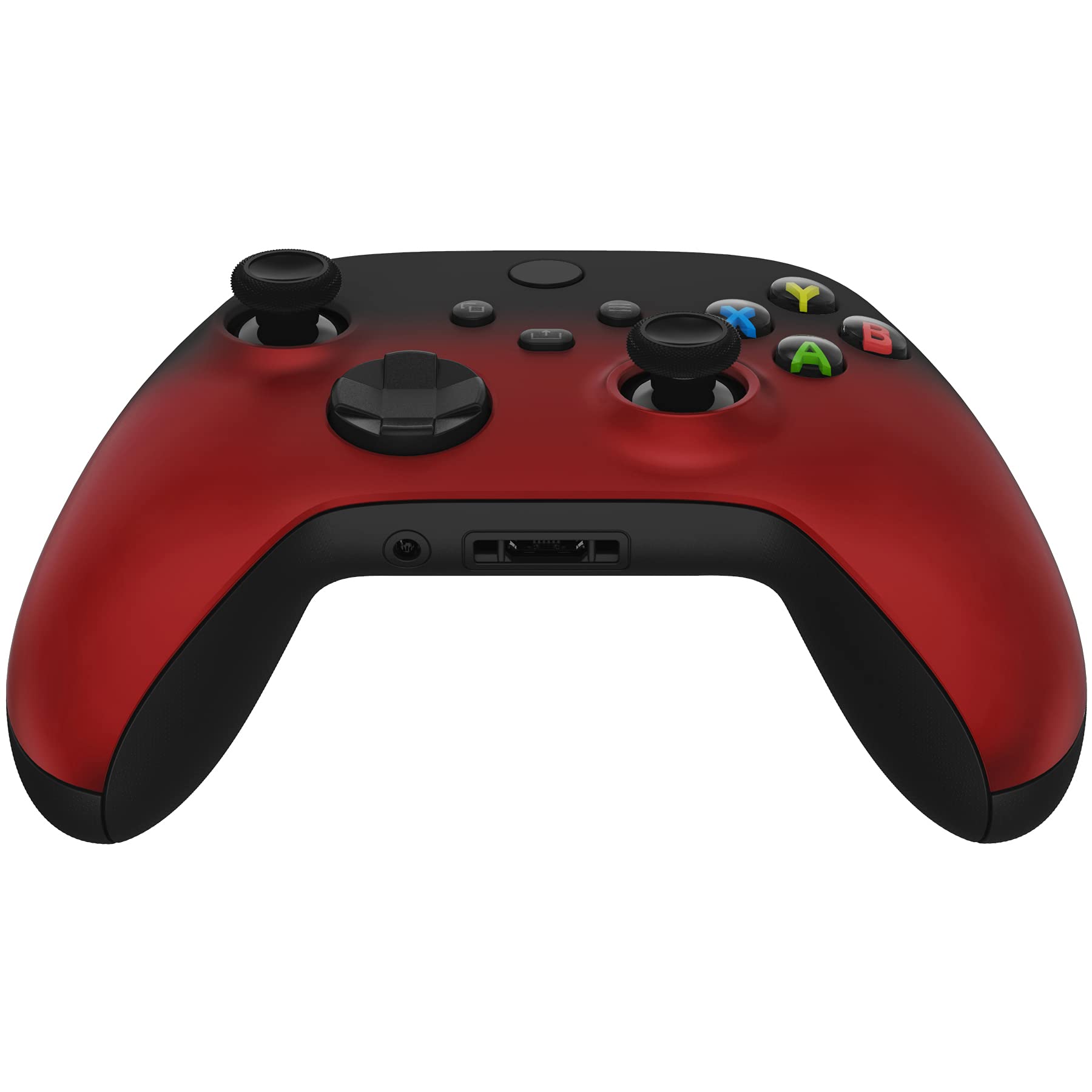 eXtremeRate Xbox Series X/S Controller Shell - Shadow Red Soft Touch Grip Cover for Gaming