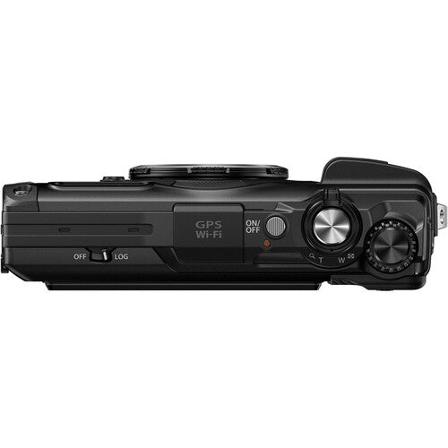 OM SYSTEM Tough TG-7 Waterproof Digital Camera (Black) - 50MP, 4K Video, Macro Mode - Perfect for Underwater Photography, Hiking & Outdoor Adventures