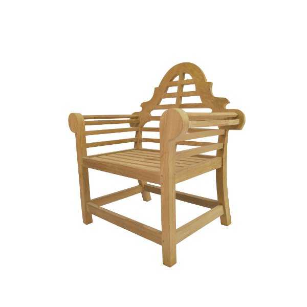 Premium Marlborough Dining Armchair - Modern Upholstered Side Chair with Padded Seat & Wooden Legs - Perfect for Dining Room, Kitchen, Office or Living Room Decor