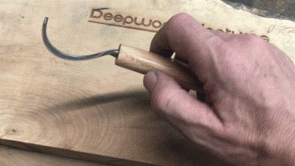 Premium Stainless Steel Spoon Hook Carving Tool - Perfect for Kitchen, Camping & Outdoor Cooking Utensils