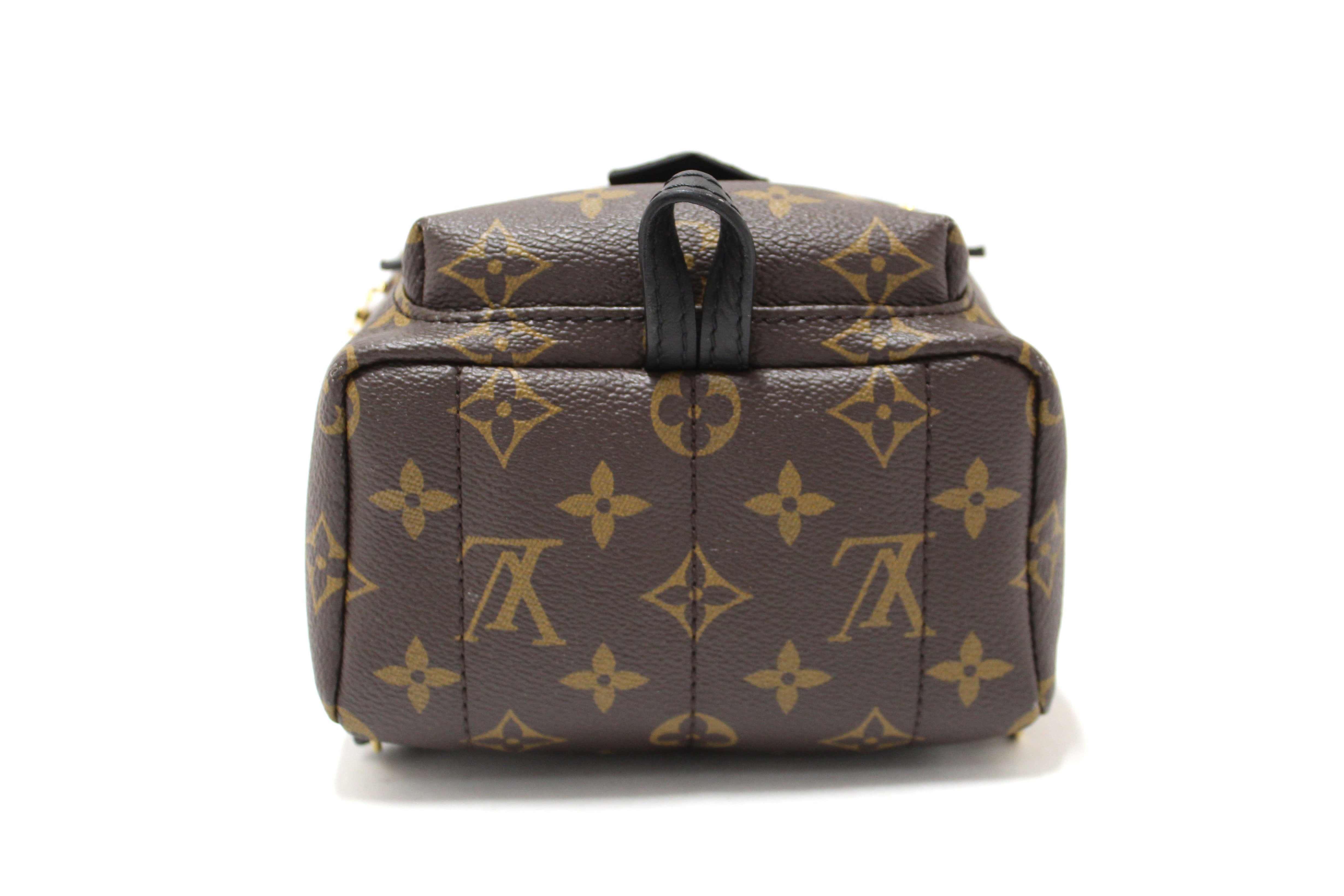Authentic Louis Vuitton Monogram Palm Springs Mini Backpack - Luxury Designer Crossbody Bag for Women, Perfect for Travel, Shopping & Daily Use