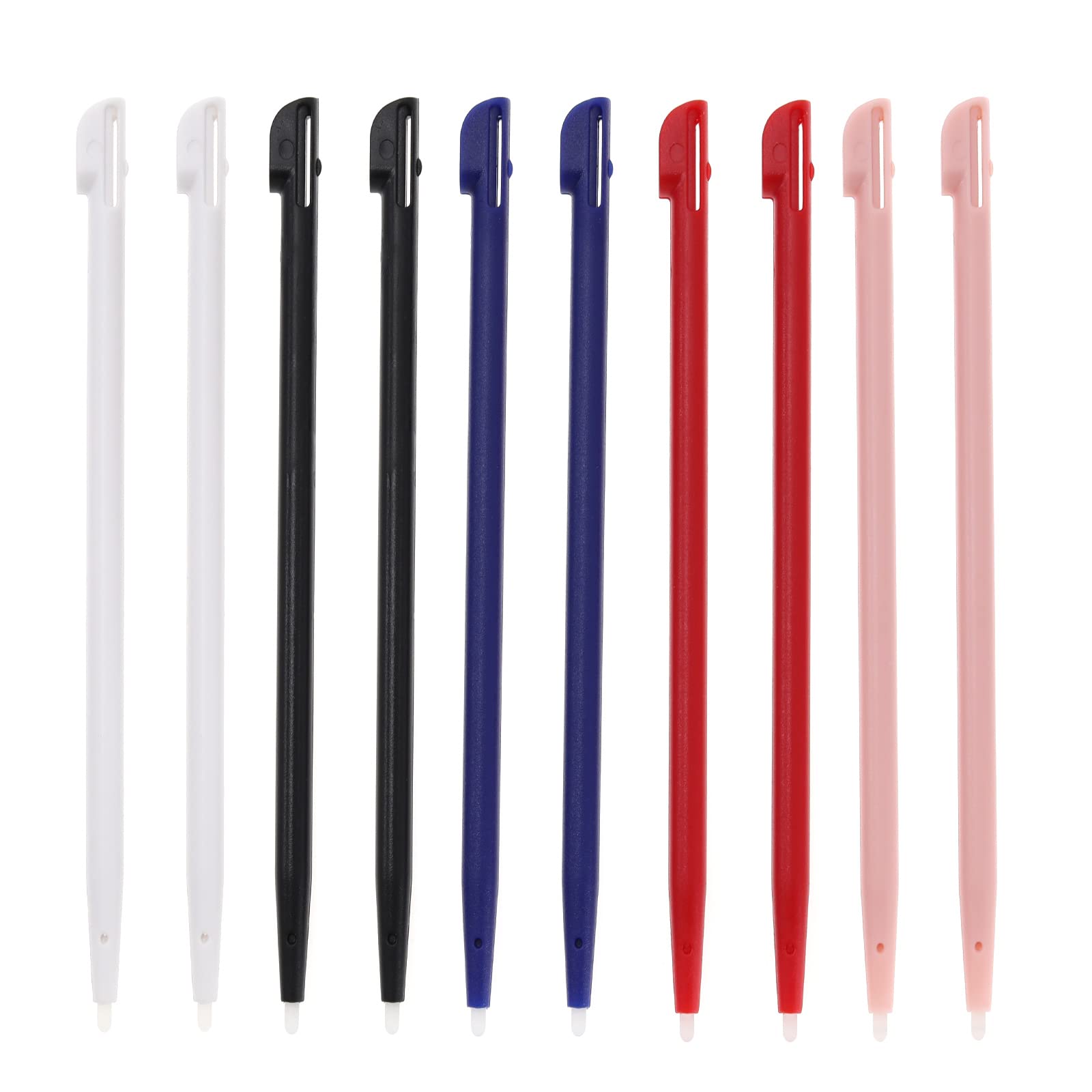 10Pcs Touch Stylus Pen Replacement for Nintendo 2DS - 95mm Plastic Game Console Stylus Tips - Compatible with Nintendo 2DS XL/3DS/3DS XL - Perfect for Gaming, Drawing & Touch Screen Navigation