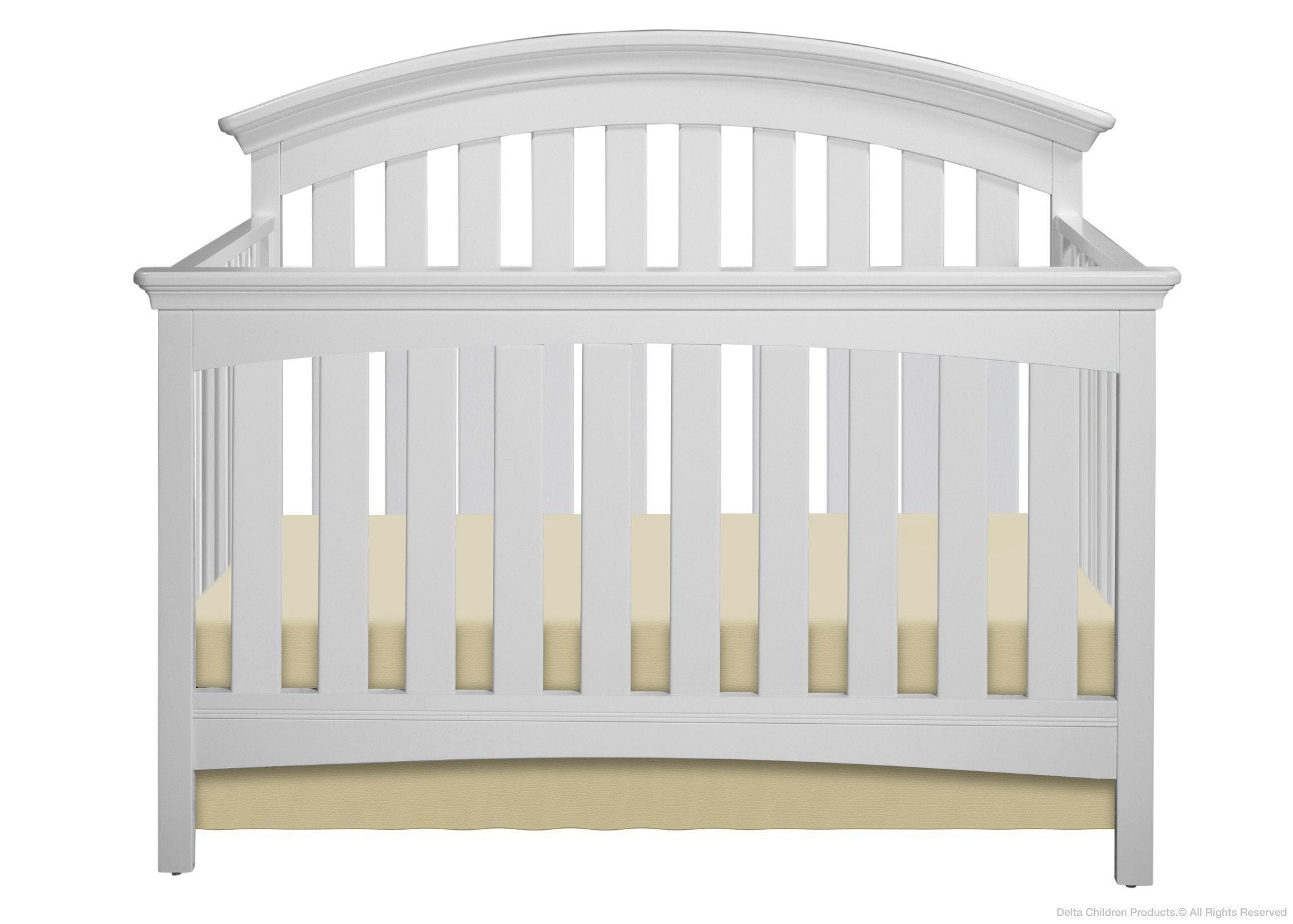 Bentley 4-in-1 Convertible Baby Crib with Toddler Bed, Daybed & Full-Size Bed Conversion - Perfect for Nursery, Bedroom & Guest Room