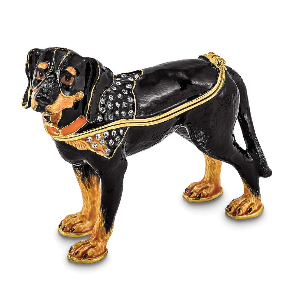 Sonia Jewels Knox Bluetick Coonhound Trinket Box 4.41