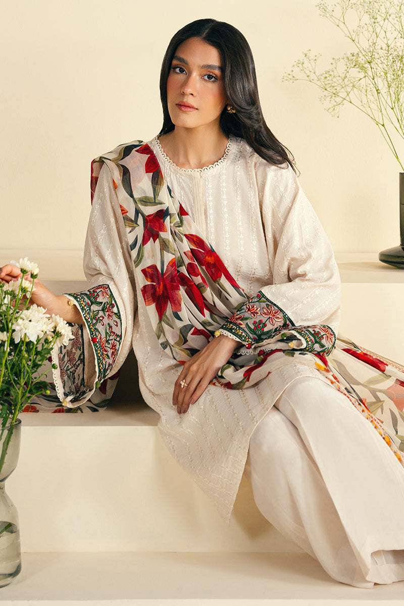 Lustrous Petal 2-Piece Set (Shirt & Dupatta) - Elegant Indian Ethnic Wear for Women, Perfect for Weddings, Festivals & Special Occasions
