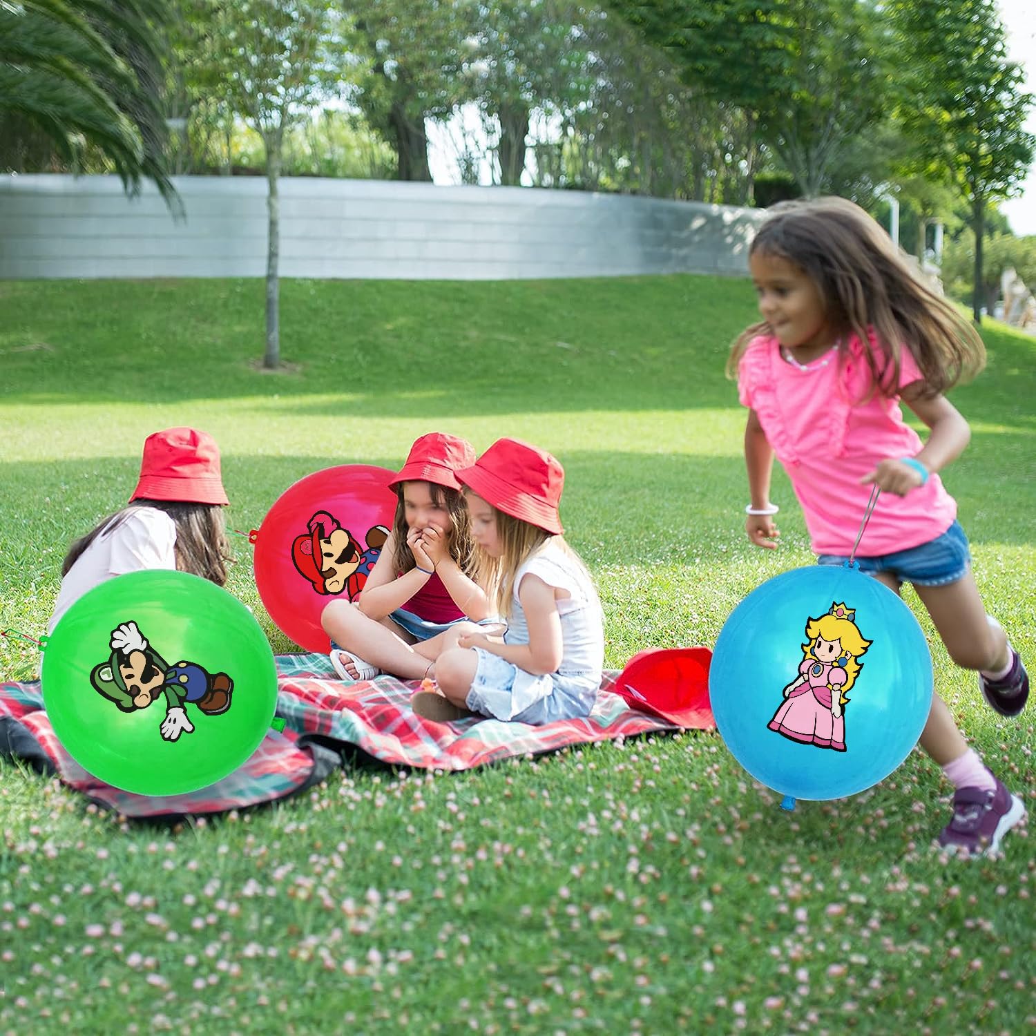 21Pcs Cartoon Punch Balloons - Fun Party Favors for Birthday, School Events & Pinata Fillers - Bounce Balloons for Kids, Party Supplies, Goodie Bag Stuffers & Rewards - Perfect for Indoor/Outdoor Activities & Festive Celebrations