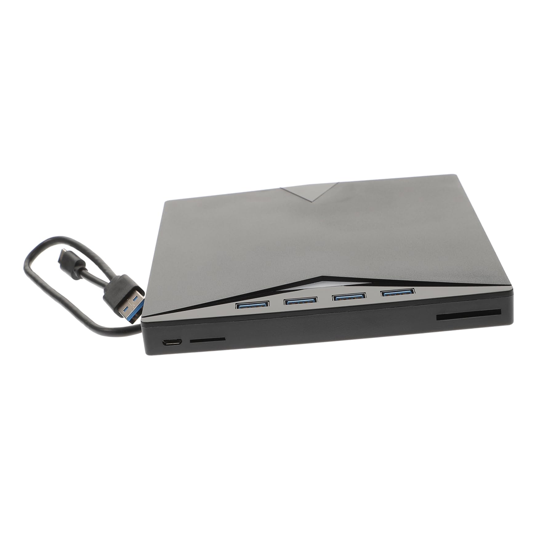 Housoutil 3-in-1 Portable USB External DVD Drive Burner Writer for Laptop & Computer - Watch Movies, Install Software, Backup CDs - Compatible with Windows & Mac | Perfect for Home Office, Business Travel, Movie Nights, Online Classes & Remote Work | Compact Design for Easy Storage & On-The-Go Use