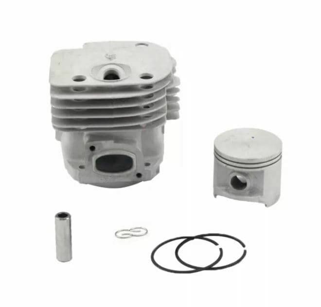 Husqvarna 362 365 371 372 Chainsaw 50MM Cylinder Piston Kit with WT Ring Pin & Circlip 503 69 10 73 - Compatible Replacement Part for Forestry & Woodcutting