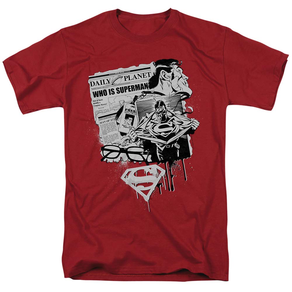 Superman Identity Unisex T-Shirt for Men & Women - Comfortable Graphic Tee for Cosplay, Comic Con & Casual Wear