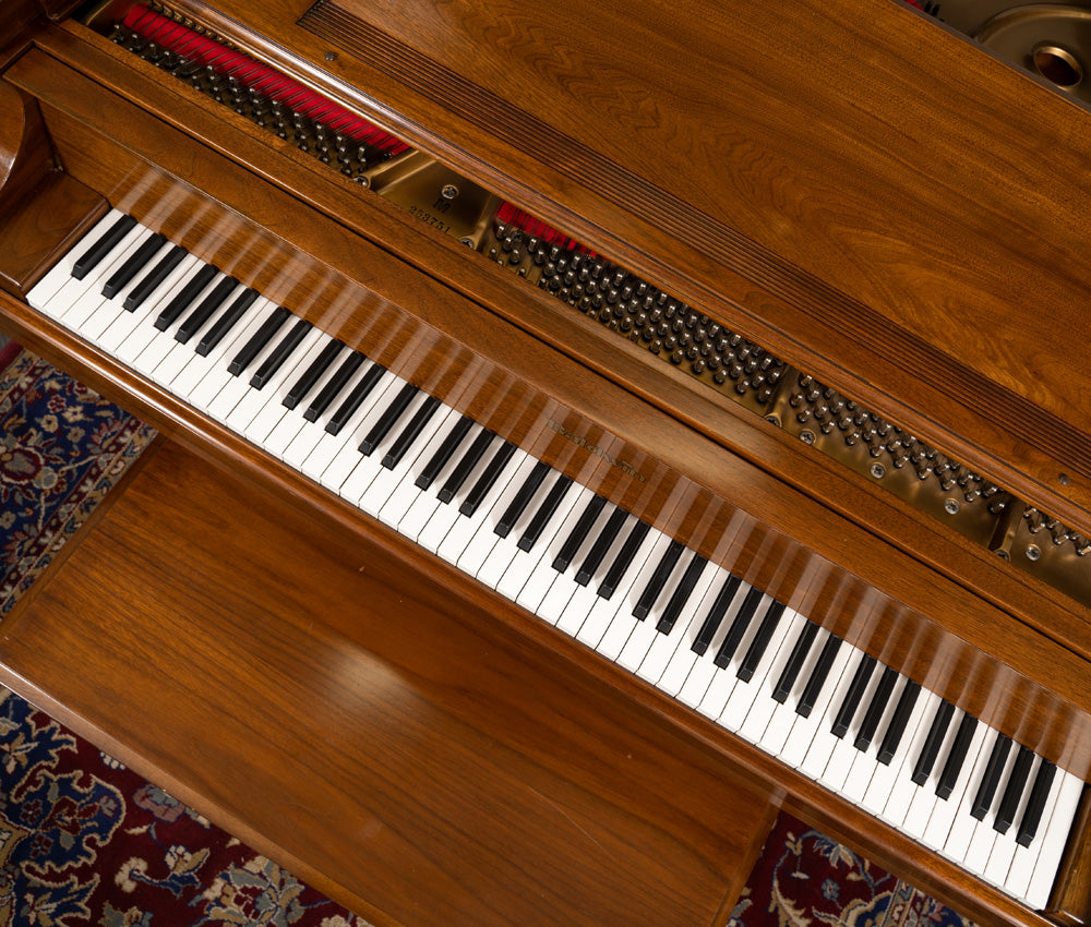 Baldwin 5'2 Model M Grand Piano in Satin Walnut Finish - Premium Upright Piano for Home, Studio & Concert Halls | Perfect for Professional Pianists & Music Enthusiasts