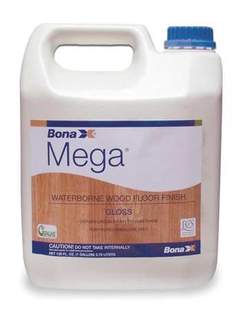 High-Gloss Floor Finish for Wood & Tile - Fast Drying in 2-3 Hours - 1 Gallon - Perfect for Living Rooms, Kitchens & High-Traffic Areas