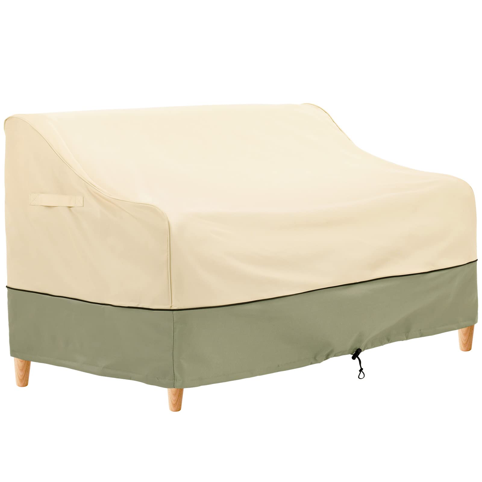 Waterproof 3-Seater Outdoor Patio Sofa Cover - Fits 60 x 42 x 30 Inches, All-Weather Protection for Garden, Deck & Backyard Furniture - Durable UV Resistant Heavy Duty Furniture Protector for Rain, Snow & Sun Damage