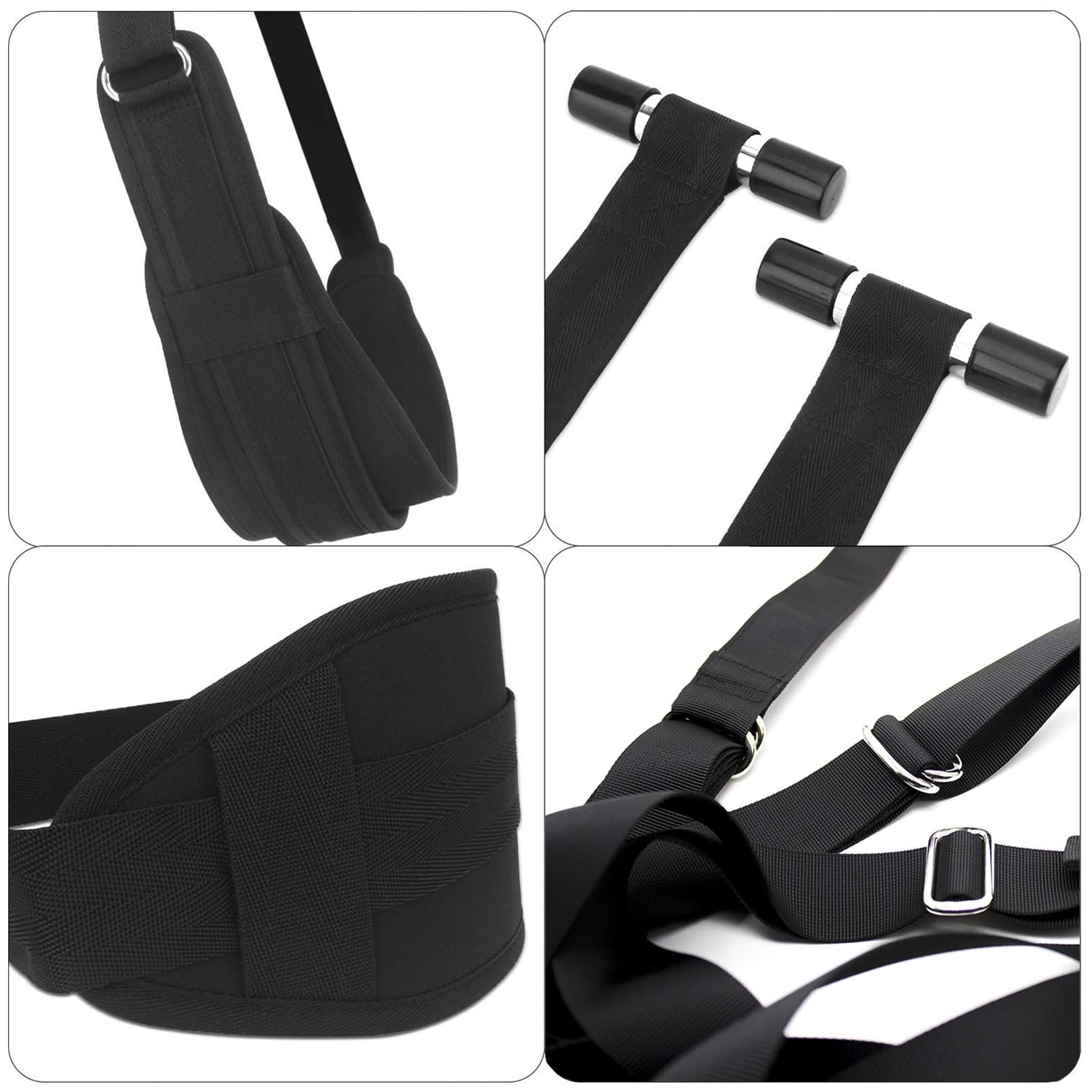 Premium Adjustable BDSM Sex Swing with Leather Straps & Soft Plush - Door Mounted Bondage Toy for Couples, Supports 330lbs - Perfect for Spice Up Bedroom, BDSM Play & Adult Fantasy Exploration