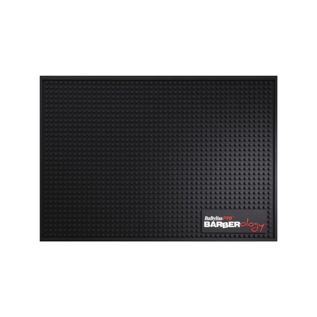 BaBylissPRO Barberology Barber Mat - Non-Slip Hair Cutting Mat for Salon & Home Use - Perfect for Stylists & DIY Haircuts