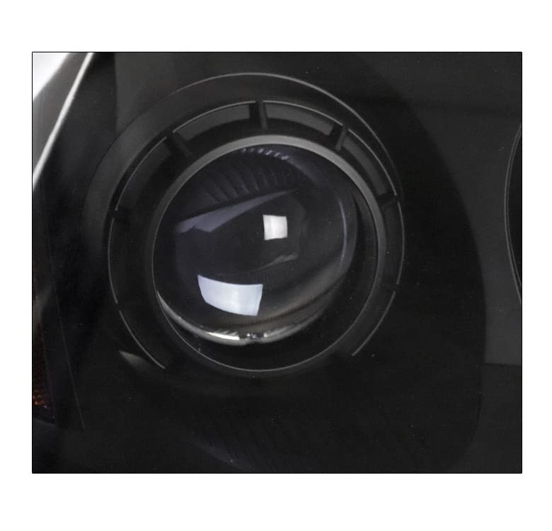 2007-2012 GMC Acadia Projector Headlights - Black LED Headlamps for Base, Denali, SL, SLE, SLT Models | Upgrade Your Night Driving & Off-Road Adventure Lighting