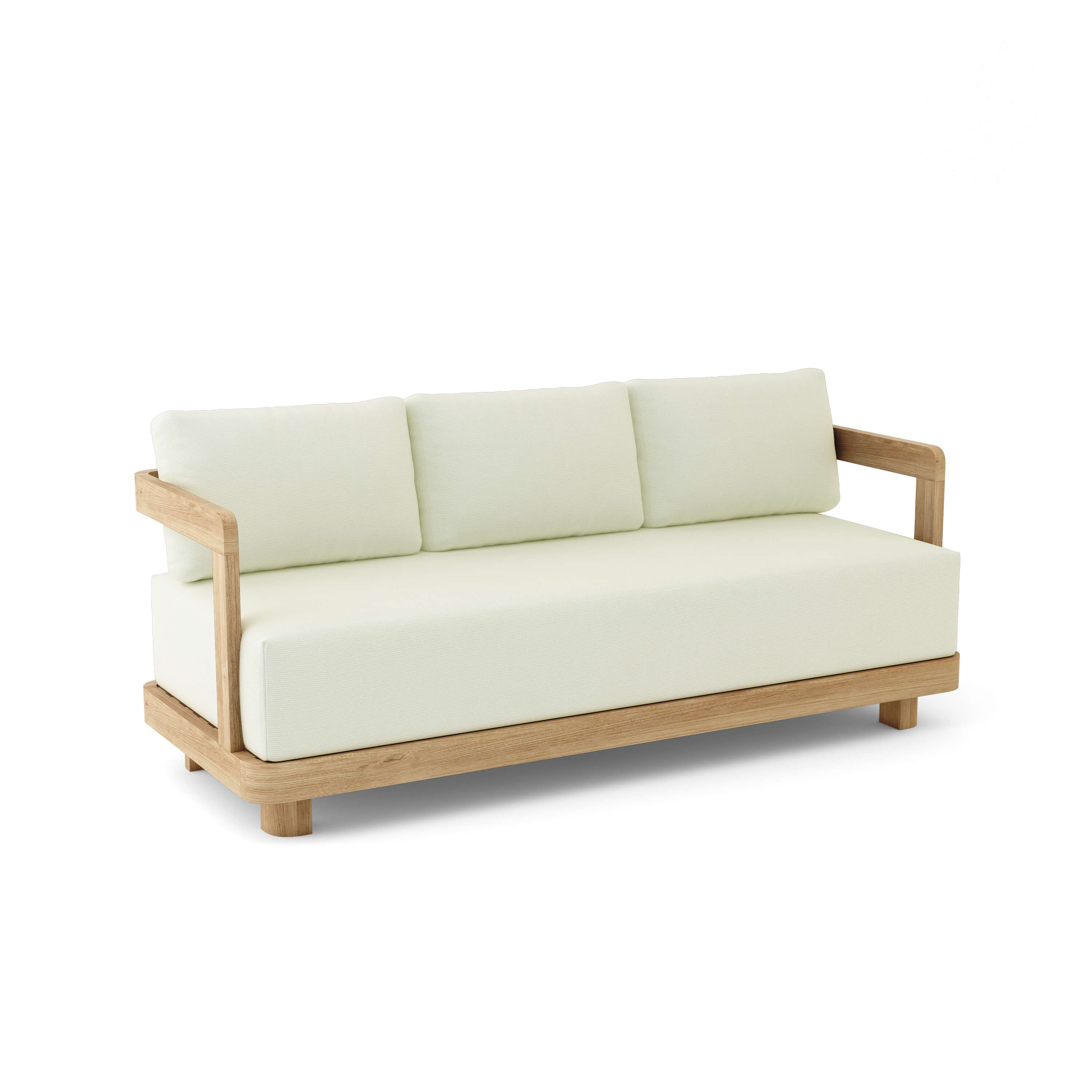 Granada Deep Seating Sofa - Comfortable Outdoor Patio Furniture Set with Weather-Resistant Cushions, Perfect for Backyard, Poolside & Garden Relaxation