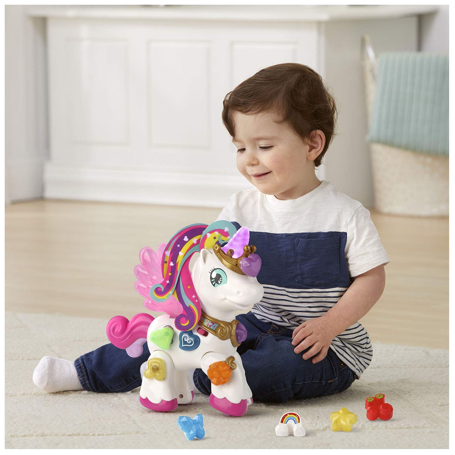 VTech Starshine The Bright Lights Unicorn - Interactive Light-Up Toy for Kids with Music & Learning Games | Perfect for Birthday Gifts, Pretend Play & Early Childhood Development